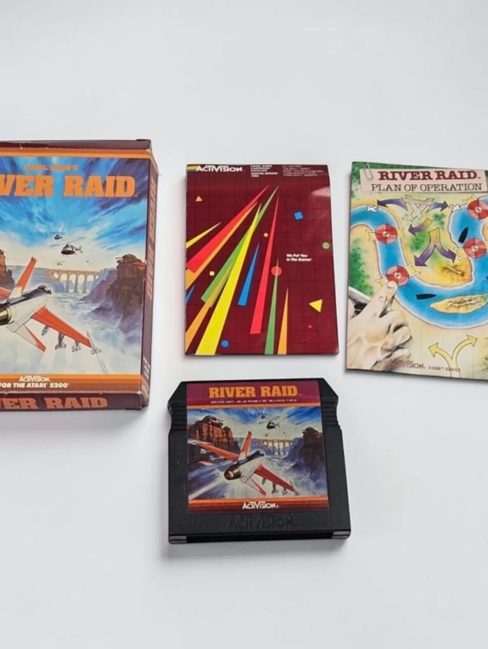 Activision River Raid for Atari 5200 Complete in Box 1982 Vintage Video Game